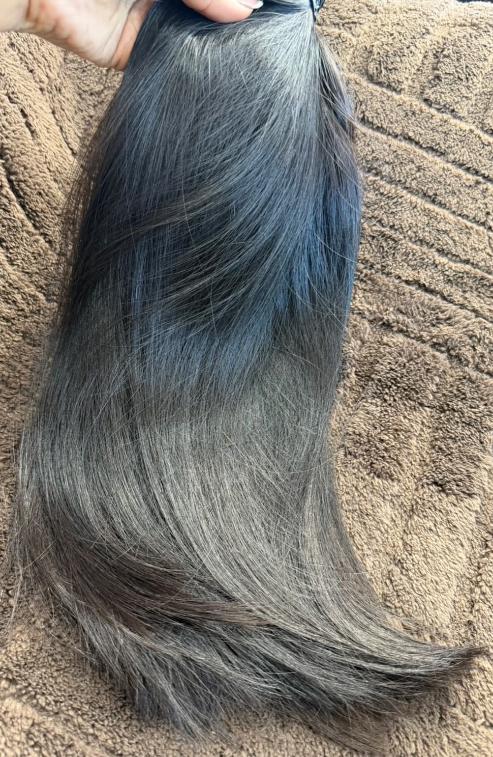 Cabelo brasileiro castanho 45cm