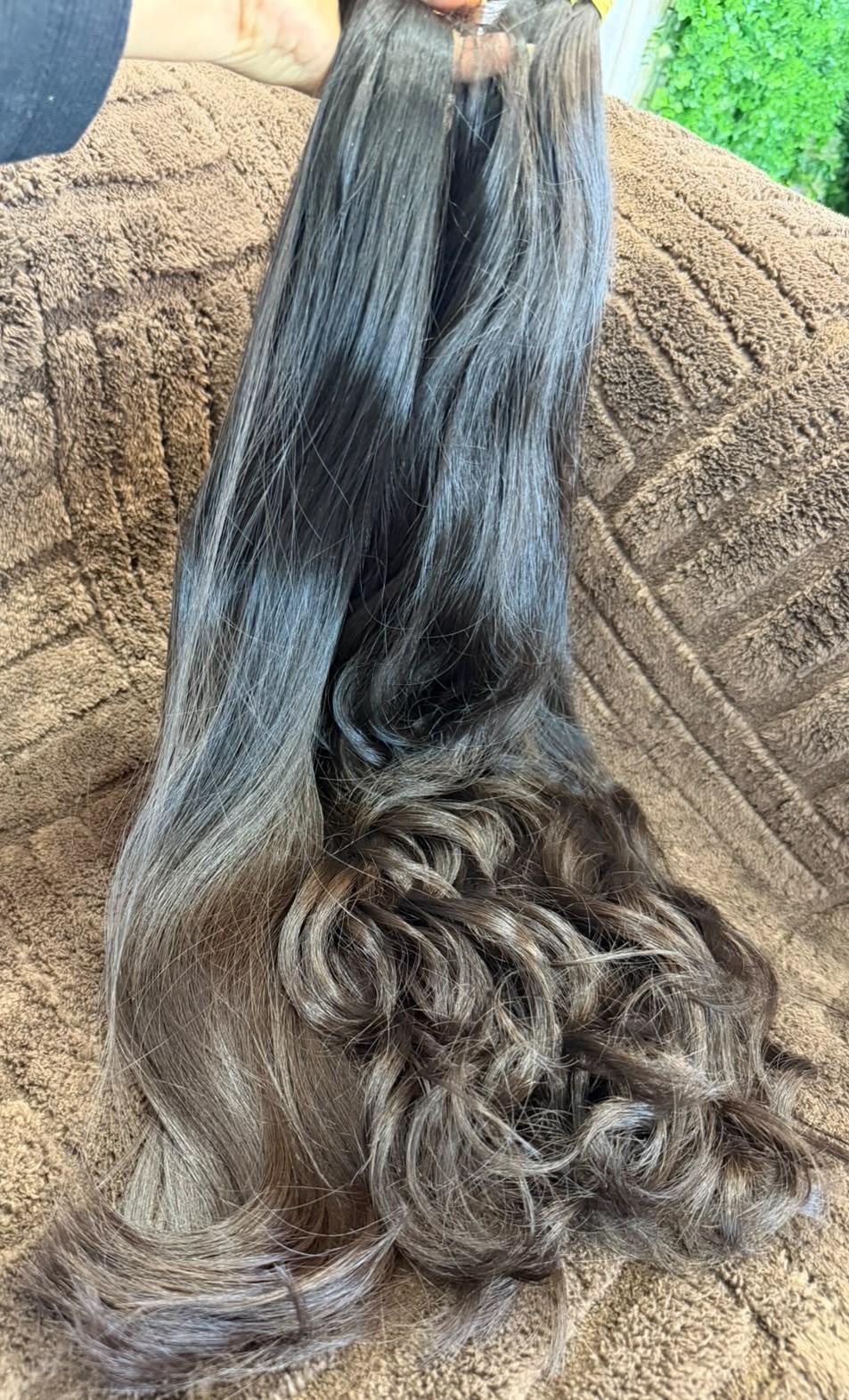 Cabelo brasileiro castanho 65cm